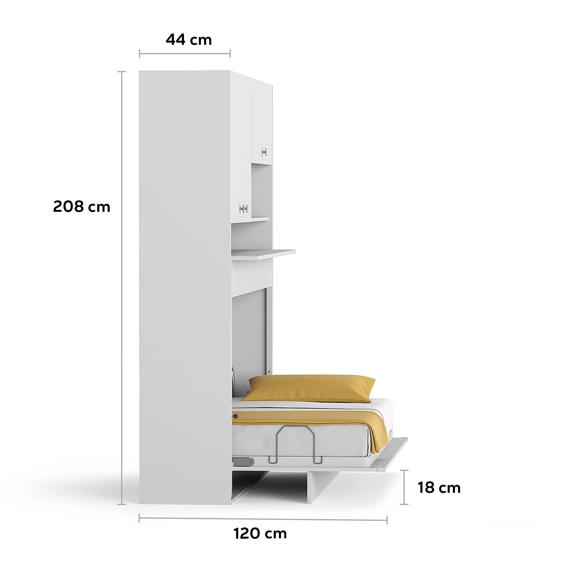 Multimo Nitro Schrankbett mit Schreibtisch